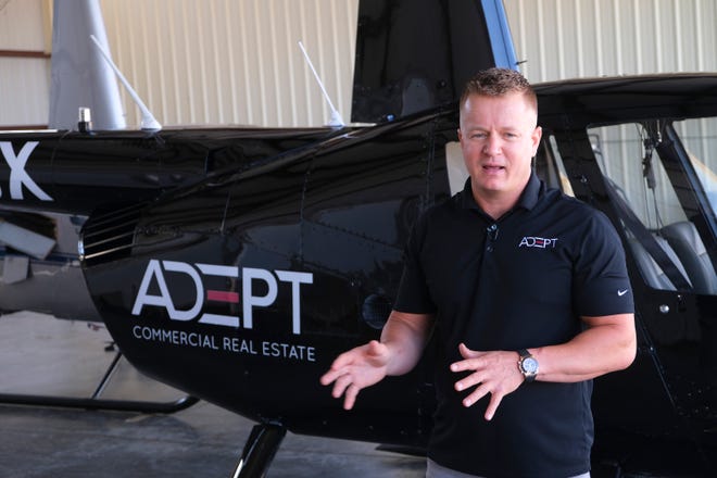 Zach Martin, owner of Adept Commercial Real Estate, in Oklahoma City, talks about how he uses the company helicopter at El Reno Regional Airport.