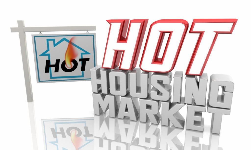 HotHousingMarketHomeForSaleSignHousesBuySell