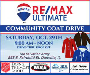Salvation Army Announces Saturday October 29th Morning Coat Drive