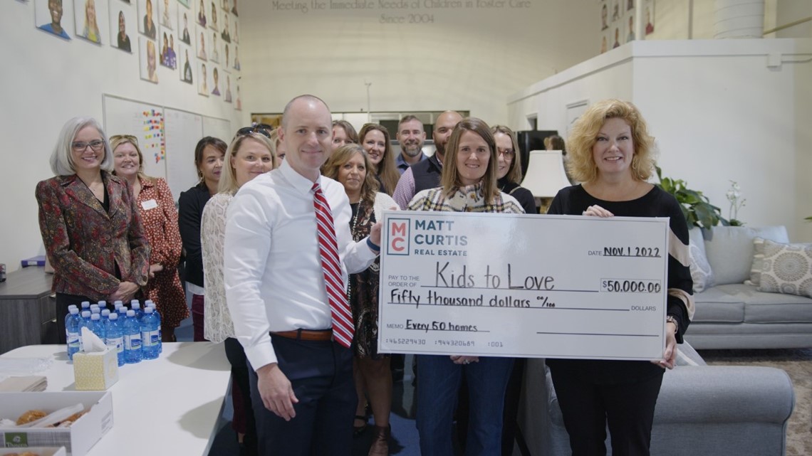 Matt Curtis Real Estate makes a BIG investment in Kids to Love