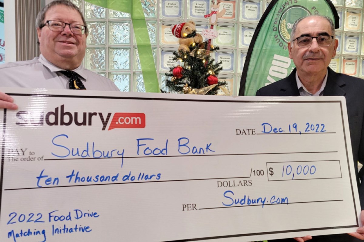 In just a few hours, Sudbury.com, readers and local businesses raise $10K for the Sudbury Food Bank