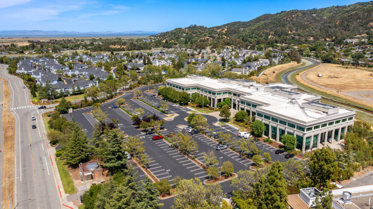 This 130,000-square-foot office building at 111 McInnis Parkway in north San Rafael was built in the mid-1990s. Autodesk was the first and only occupant until it officially exited Marin County as its headquarters in October 2022 for San Francisco. (111McInnis.com)