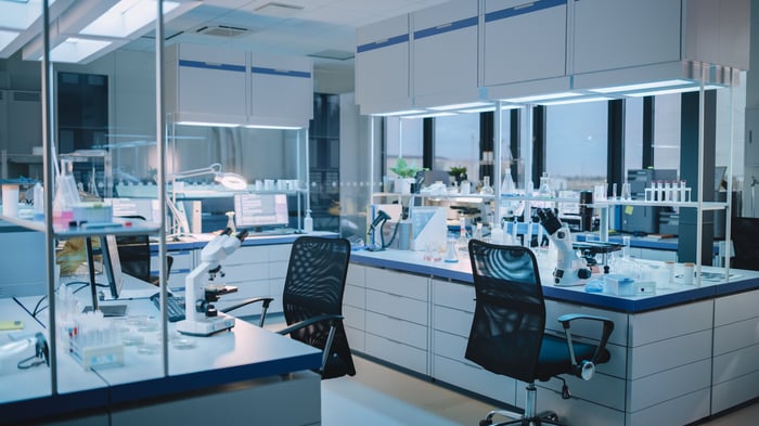 A science lab.